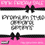 PINK FRIDAY APPAREL SALE