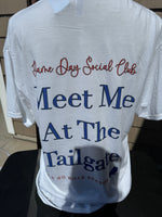 Game day social club White Tee - Size M