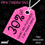 PINK FRIDAY APPAREL SALE