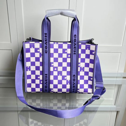 Checkered Tote (WS) Two Color Options